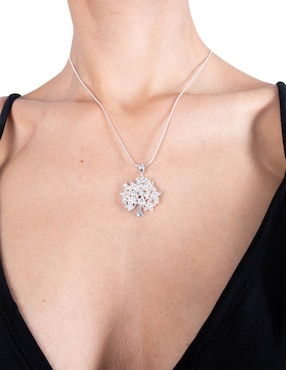 Collar de árbol Pineda Covalin de plata P 925