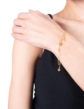 Pulsera Pineda Covalin 18 K Mariposa con acabado brillante