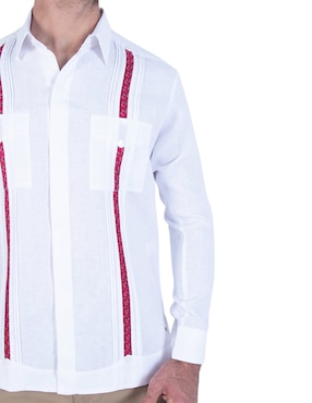 Guayabera manga larga Pineda Covalin para hombre