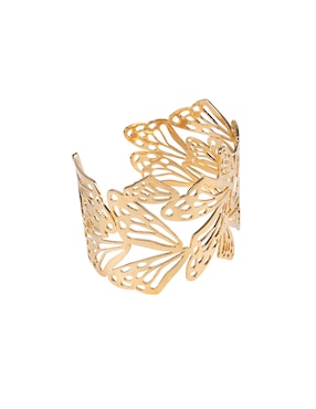 Brazalete Pineda Covalin de baño de oro 18 K Mariposa