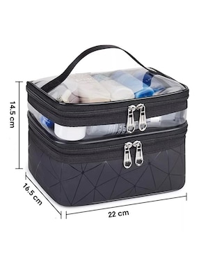Neceser para maquillaje Op impermeable de plástico para mujer