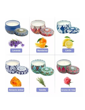 Vela aromática Op 2 piezas aroma frutal
