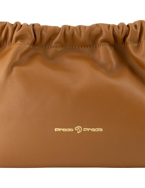Bolsa bucket Prada de piel para mujer
