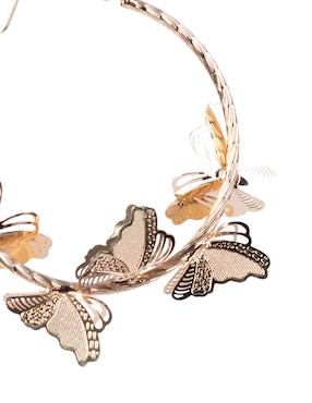 Arracadas de mariposa Pineda Covalin Mariposas con acabado chapa de oro