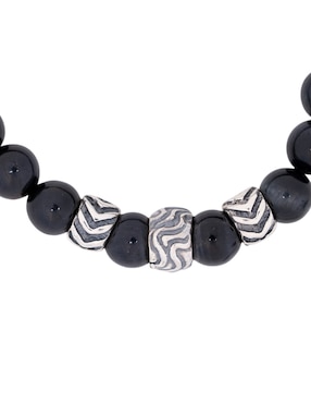 Pulsera Pineda Covalin de plata con ojo de tigre p 925
