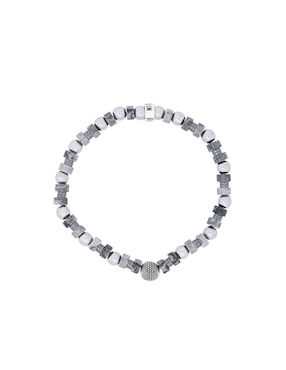 Pulsera Pineda Covalin de plata con hematita p 925