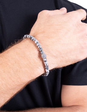 Pulsera Pineda Covalin de plata con hematita p 925