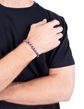 Pulsera Pineda Covalin de plata con sodalita p 925