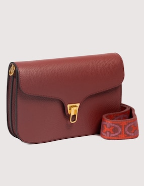 Bolsa crossbody Coccinelle Beat Soft Ribb de piel para mujer