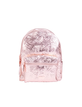 Backpack Pineda Covalin grabado mariposa de piel para mujer