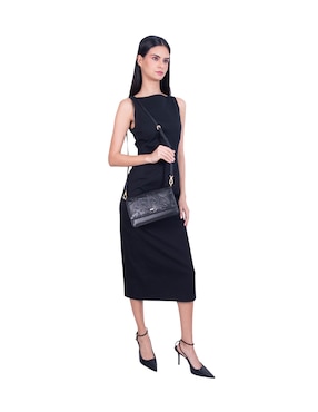 Bolsa crossbody Pineda Covalin Grabado Mariposa de piel para mujer