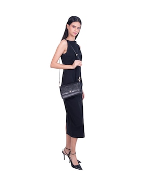 Bolsa crossbody Pineda Covalin Grabado Mariposa de piel para mujer