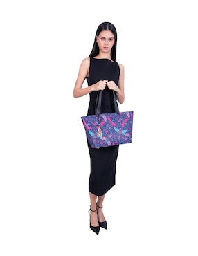 Bolsa tote Pineda Covalin Colibrí para mujer