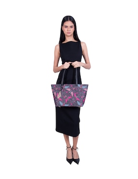 Bolsa tote Pineda Covalin Colibrí para mujer