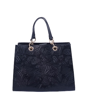 Bolsa satchel Pineda Covalin Grabado Mariposa de piel para mujer
