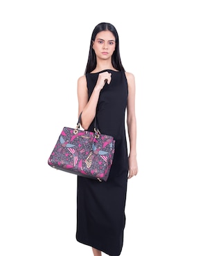 Bolsa satchel Pineda Covalin Colibrí para mujer
