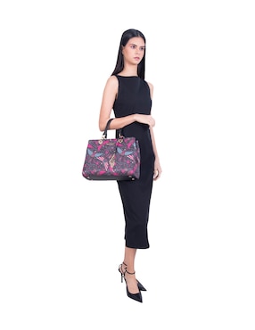 Bolsa satchel Pineda Covalin Colibrí para mujer
