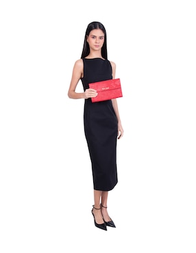 Bolsa clutch Pineda Covalin Grabado Mariposa de piel para mujer