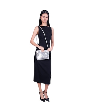 Bolsa crossbody Pineda Covalin Grabado Mariposa de piel para mujer