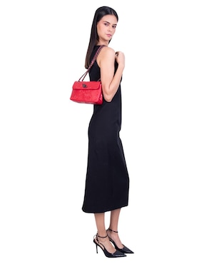 Bolsa crossbody Pineda Covalin Grabado Mariposa de piel para mujer