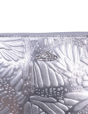 Bolsa crossbody Pineda Covalin Grabado Mariposa de piel para mujer