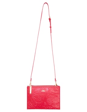 Bolsa crossbody Pineda Covalin Grabado Mariposa de piel para mujer