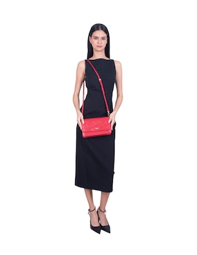 Bolsa crossbody Pineda Covalin Grabado Mariposa de piel para mujer
