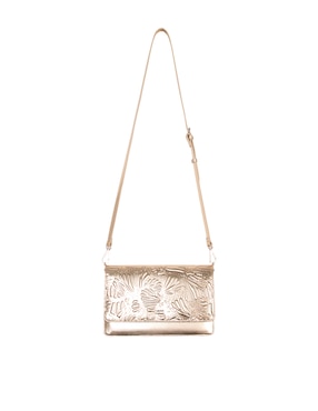 Bolsa crossbody Pineda Covalin Grabado Mariposa de piel para mujer
