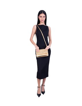 Bolsa crossbody Pineda Covalin Grabado Mariposa de piel para mujer