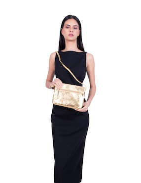 Bolsa crossbody Pineda Covalin Grabado Mariposa de piel para mujer
