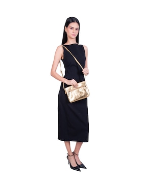 Bolsa crossbody Pineda Covalin Grabado Mariposa de piel para mujer