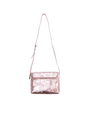 Bolsa crossbody Pineda Covalin Grabado Mariposa de piel para mujer
