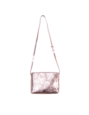 Bolsa crossbody Pineda Covalin Grabado Mariposa de piel para mujer