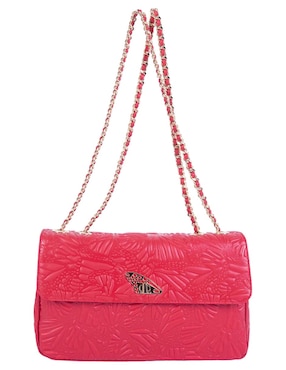 Bolsa crossbody Pineda Covalin Grabado Mariposa de piel para mujer