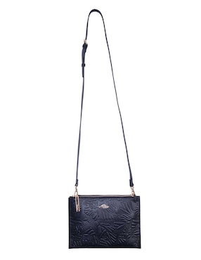 Bolsa crossbody Pineda Covalin Grabado Mariposa de piel para mujer