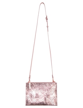 Bolsa crossbody Pineda Covalin Grabado Mariposa de piel para mujer