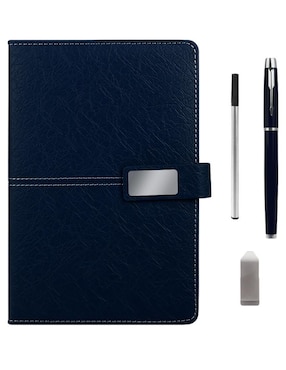 Set cuaderno-rollball park Lane a rayas