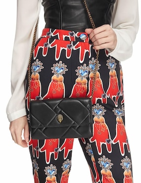 Bolsa flap Kurt Geiger de cuero para mujer