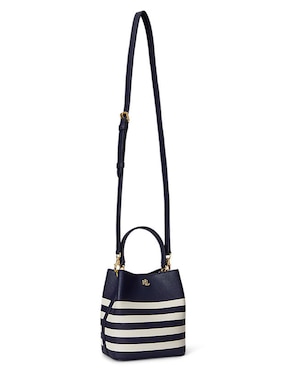 Bolsa bucket Lauren Ralph Lauren de piel para mujer