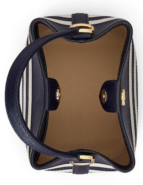 Bolsa bucket Lauren Ralph Lauren de piel para mujer