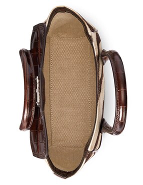 Bolsa satchel Lauren Ralph Lauren piel para mujer