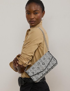 Bolsa shoulder Lauren Ralph Lauren Sawyer de piel para mujer