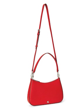 Bolsa shoulder Lauren Ralph Lauren Danni de piel para mujer