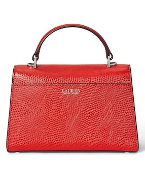 Bolsa satchel Lauren Ralph Lauren de piel para mujer