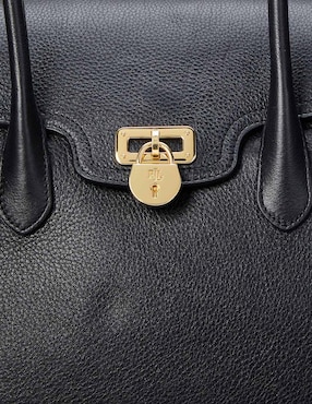 Bolsa satchel Lauren Ralph Lauren de piel para mujer