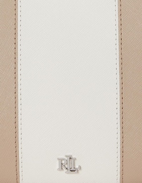 Bolsa satchel Lauren Ralph Lauren Danni de piel para mujer