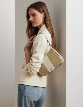 Bolsa satchel Lauren Ralph Lauren Danni de piel para mujer