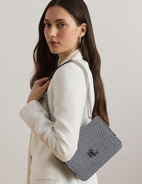 Bolsa shoulder Lauren Ralph Lauren Sophee de piel para mujer