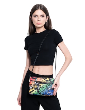 Bolsa crossbody Pineda Covalin Mariposa Macro Pride para mujer