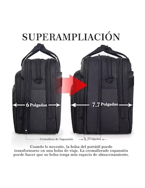 Maletín Lab.g con compartimiento para laptop 17 pulgadas y celular